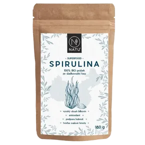NATU Spirulina prášek 180 g BIO